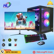 Bộ PC Gaming Core i3-10100F|16G|SSd 256G|GTX 1060|màn 24 inh